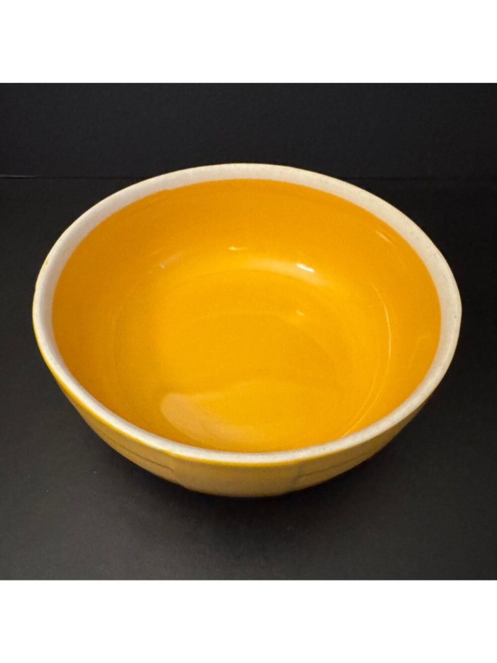 VTG Yellow Mustard Hall China Co. Bowl Hotpoint Refrigerator Dish Made In USA - Picture 3 of 11